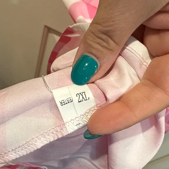 XXL Barbie dress Pink and White Checkered Dress so cute!!! - Picture 9 of 10